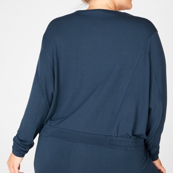 Fabletics Julie Dolman Sleeve Sweatshirt  Made with recycled materials! size 3X - Picture 5 of 9